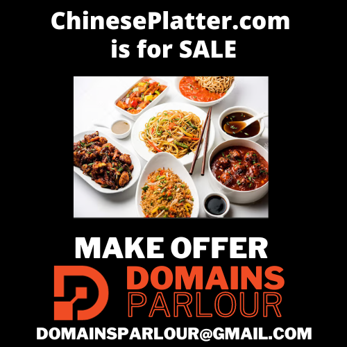 ChinesePlatter .com is for SALE 
#domainsparlour

#ChinesePlatter #Chinese #Food #FoodChain #Restaurants #Bars #Pubs #Eateries #Dining #Platter #FoodPlatter 

#domains #domainsforsale #domainer #domaininvestor #premiumdomains #domainnames #makeoffer #forsale