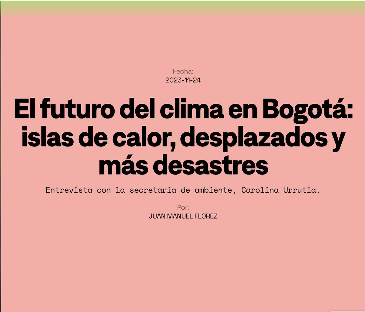 Foro Nacional Ambiental tweet media