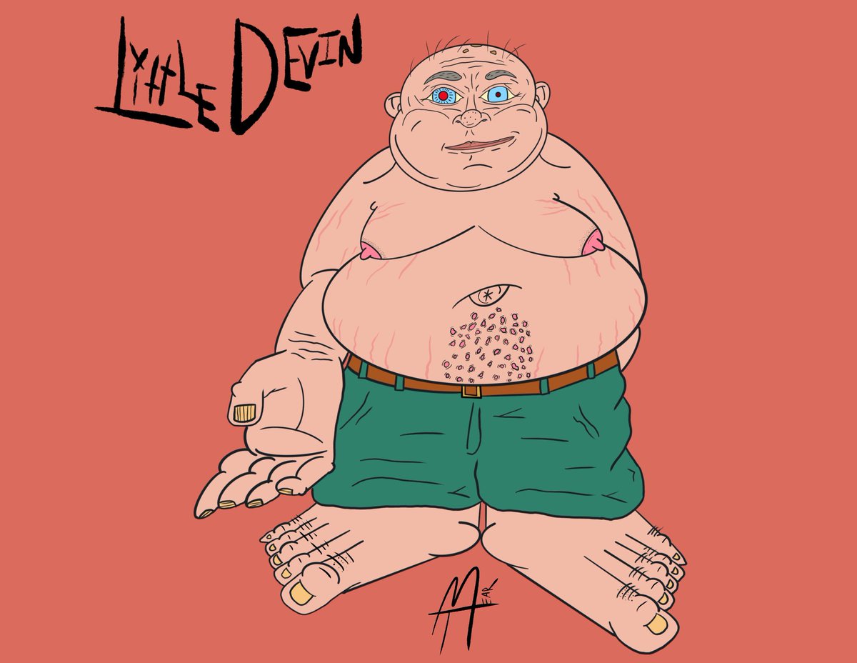 Was watching <a href="/meatcanyon/">Papa Meat</a> do some art and he mentioned that no one gives appreciation to the nipple. And he's right. We must free ourselves from these uptight chains that bind us

So this one is dedicated to you, Papa.

LITTLE DEViN