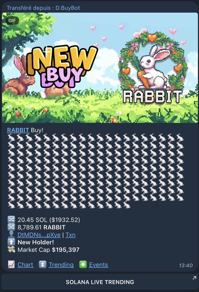Rabbit - $RABBIT - First Node Fork on Sol Chain tweet media