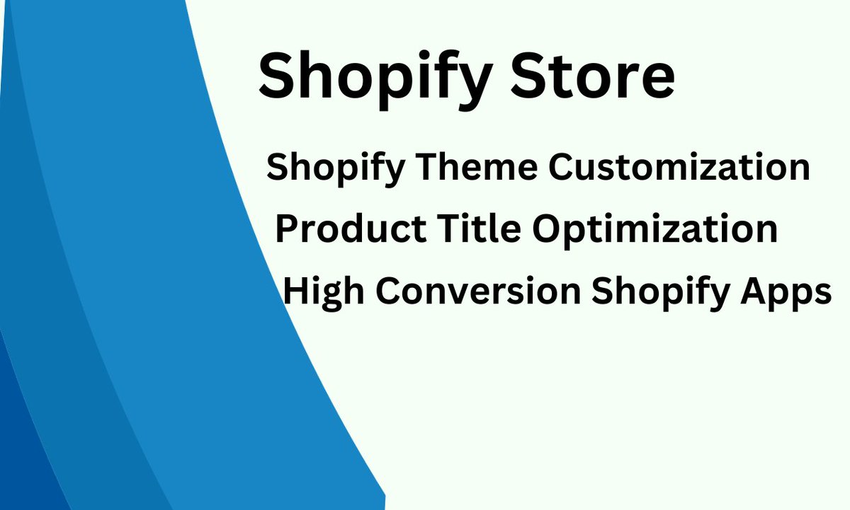 Are you looking for a Shopify expert who can help you to build a Shopify dropshipping eCommerce store? Then look no further; you're at the right place.

I will build an eye-catching, responsive, SEO-optimized Shopify dropshipping store.
Email: monjuarakhatund007@gmail.com