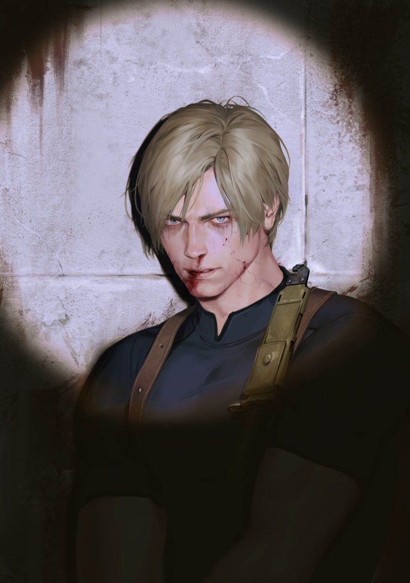 VideoArtGame's tweet photo. Fan art | Resident Evil 4 - Leon S. Kennedy

Artist: @_kenny90 https://t.co/I2aLYmVJYV