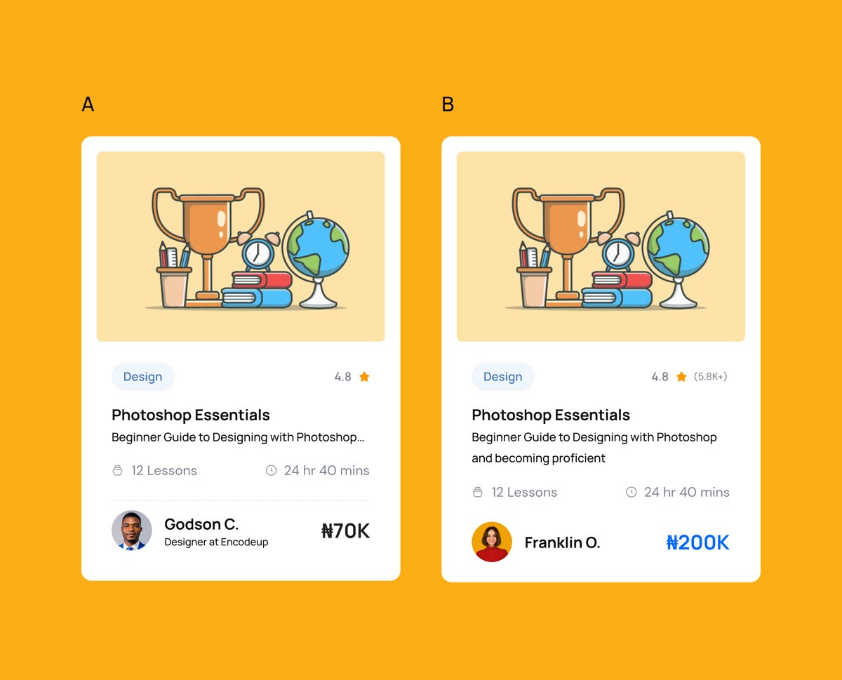 GodsonChinweuba's tweet image. Which do you prefer and why?

#uiux #uidesign #uicomponent