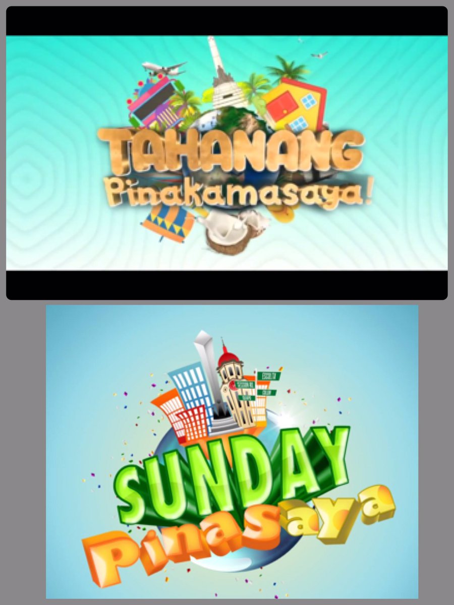 MarilenMickey's tweet photo. Nakita ko lng sa mga comment yang Sunday pinasaya not familiar kaya nag search ako🤔😆😂Hindi lang pala tittle ang magkahawig Hala pati pala logo Magkapareho dinagdagan lang ng eroplano na parang travel agency😅😂🤣‼️ Wala ba talaga kayo Creativity manlang tahanang pinasaya🤔😂⁉️ https://t.co/WHIUdx9iQ3
