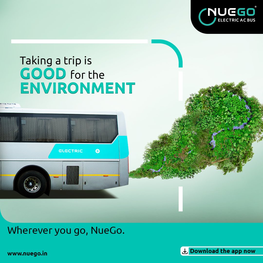 nuegoindia's tweet photo. When nature gives you the 'green light,' take the hint and go for that ride! π
Download the NueGo App, and book your tickets now.
Link in bio.
#nuego #nuegobus #nuegoindia #electricbus #intercitytravel #roadtrip #ecofriendly #greenery #travel #modernamenities https://t.co/0sDDJzqrWb