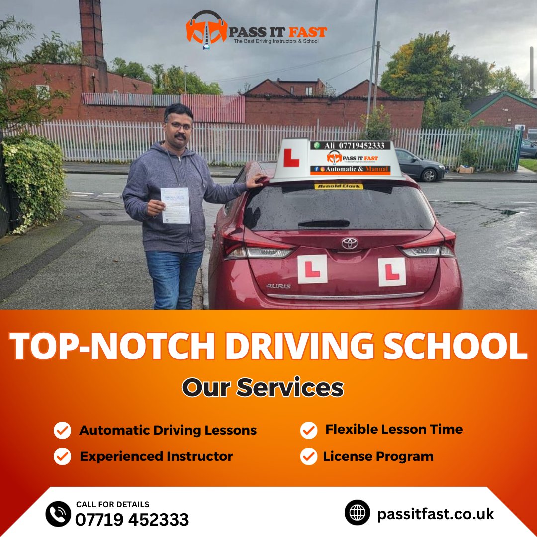 PASSITFAST's tweet image. Gear up for success with our top-notch driving school – where every turn is a triumph.
📷Call and WhatsApp 📷07719-452333
#IntensiveDriving #CrashCourseDriving #FastTrackDriving #QuickPass #DrivingSchool #PassInWeek #IntensiveLessons #AcceleratedDriving #DrivingGoals #passitfast