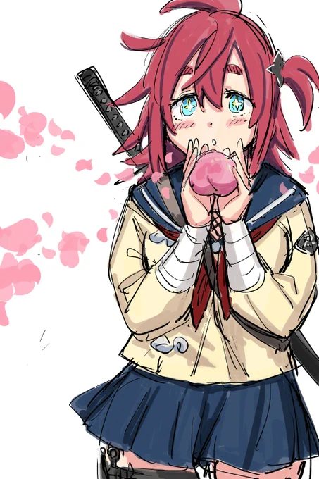 「くノ一桃果食べごろです?」1月9日発売あとちょっとです、よろしくお願いしますー。(もう売ってるとこでは売ってるぽい) 