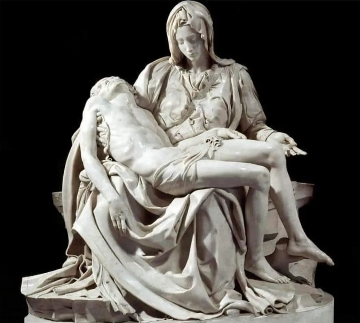 Michelangelo was just 23 years old when he completed the Pieta. The fact he was a Ninja Turtle just makes this 10 times more fascinating...😀