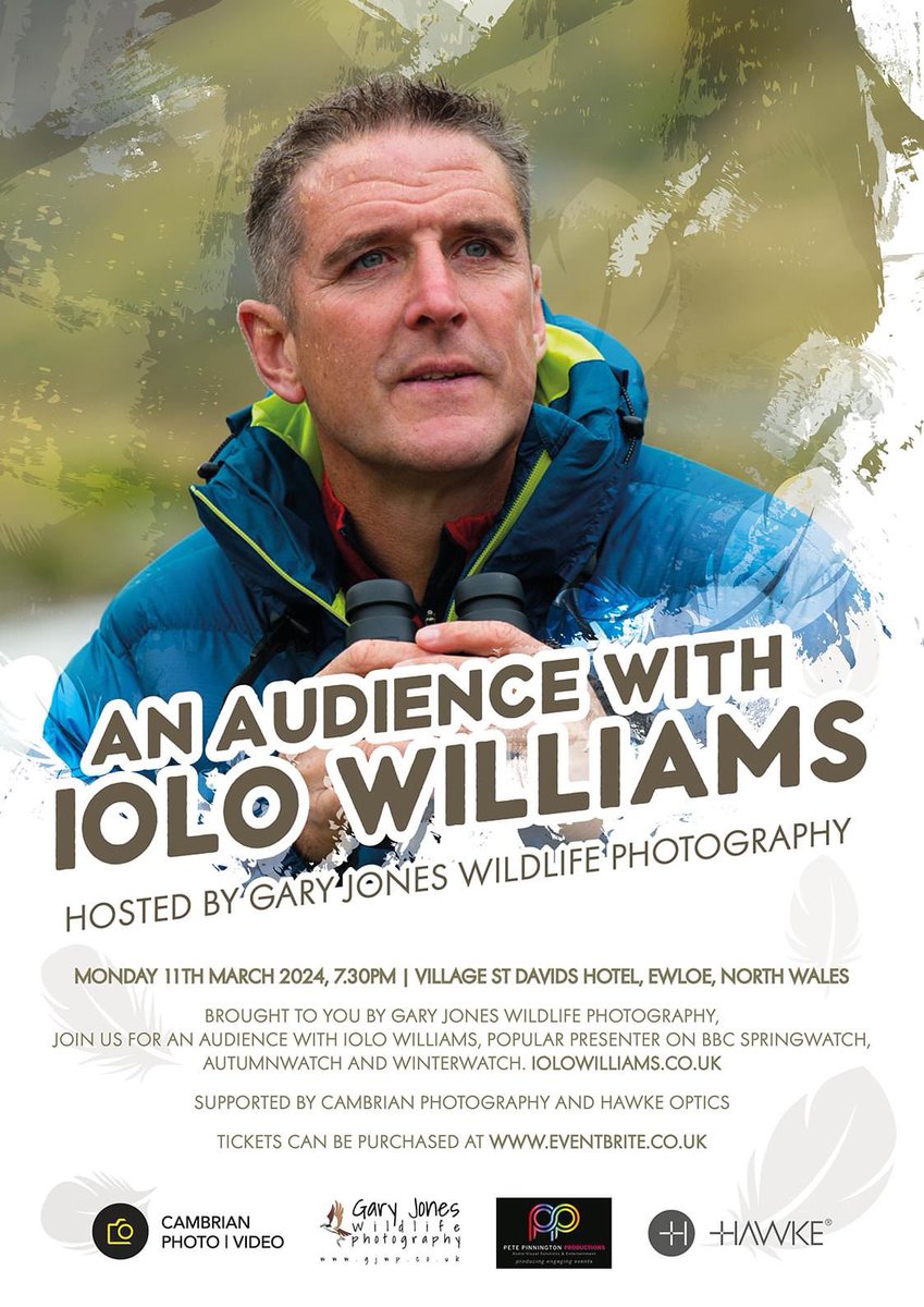 GJWildlifePhoto's tweet photo. Tickets are going quickly still, we are now 70% fully booked, so don’t leave it too much longer before booking your tickets. When we are full, we are full ! 
I’ll pop the booking link in the comments below.
@IoloWilliams2 https://t.co/WffMOm8EOz