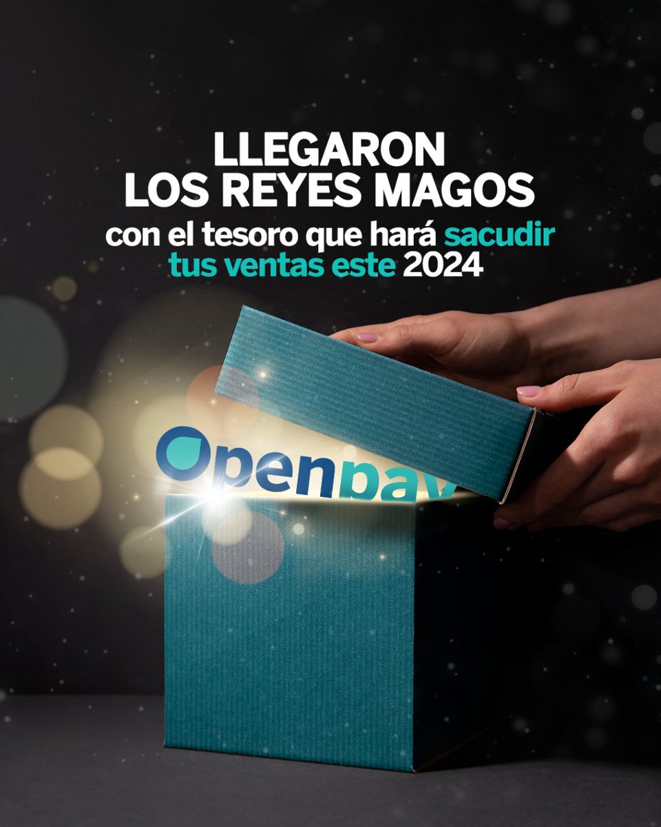 OpenpayCo's tweet photo. Los Reyes Magos traen consigo la promesa de un año lleno de prosperidad y sueños cumplidos. En Openpay, celebramos la abundancia que está por venir.

¡Feliz Día de Reyes y que tus deseos se hagan realidad! https://t.co/UDGn9Q7fd8