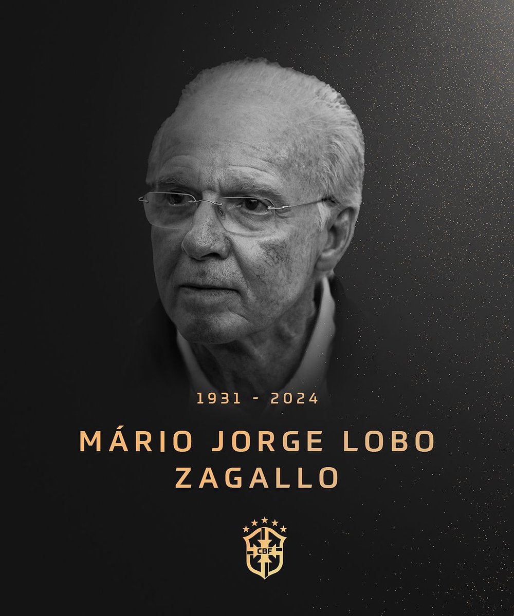 🇧🇷 QEPD Mario Zagallo. Gloria de la historia de los Mundiales.