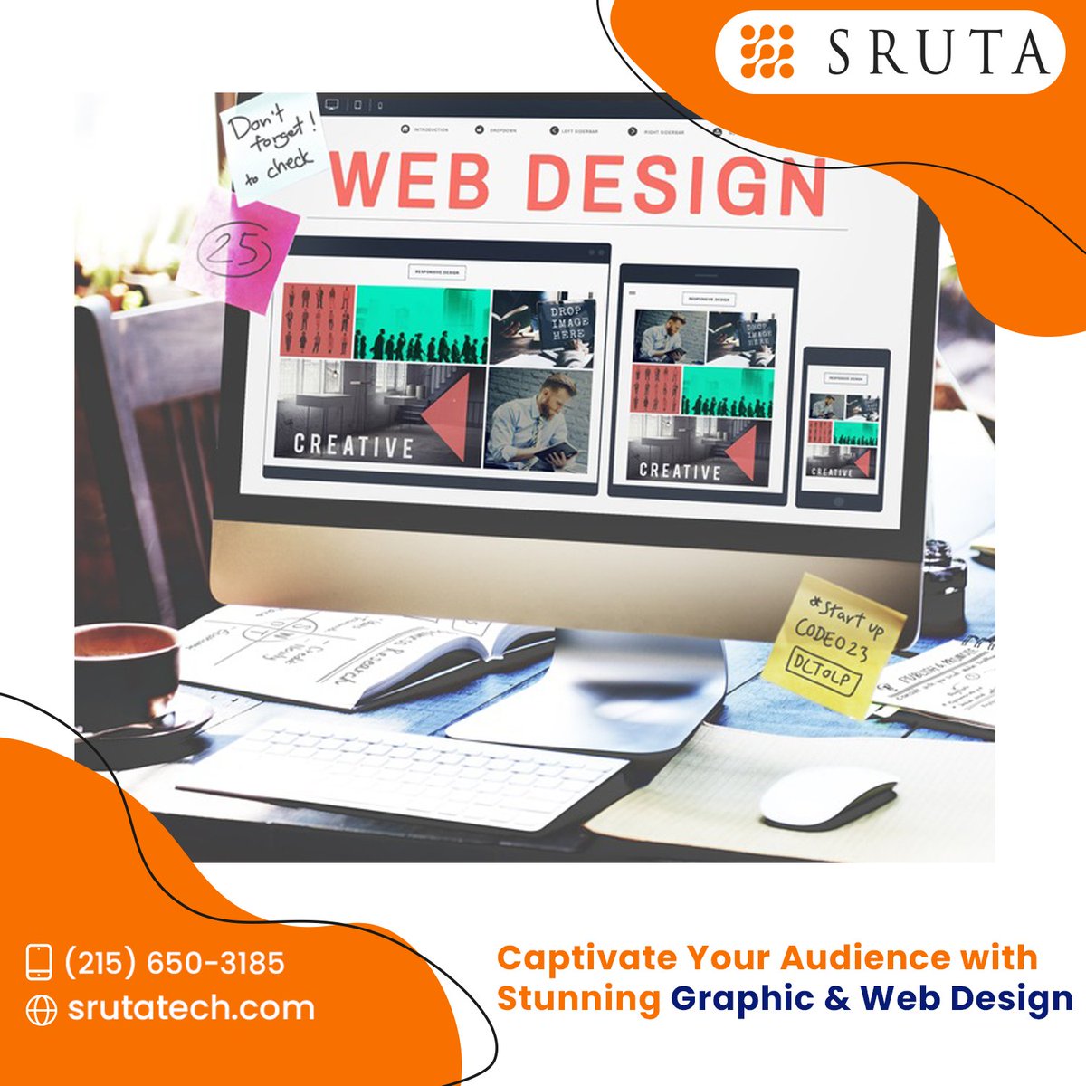 🎨 Aesthetic meets functionality! Our Graphic & Web Design services redefine your digital presence. Stand out in the online crowd with captivating vis#webpresence

Know more at srutatech.com/?utm_source=Tw…

#DigitalDesign #WebPresence #webdesign #website #design #marketing #event