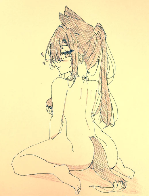 #アズールレーンしぐけつ描きました 