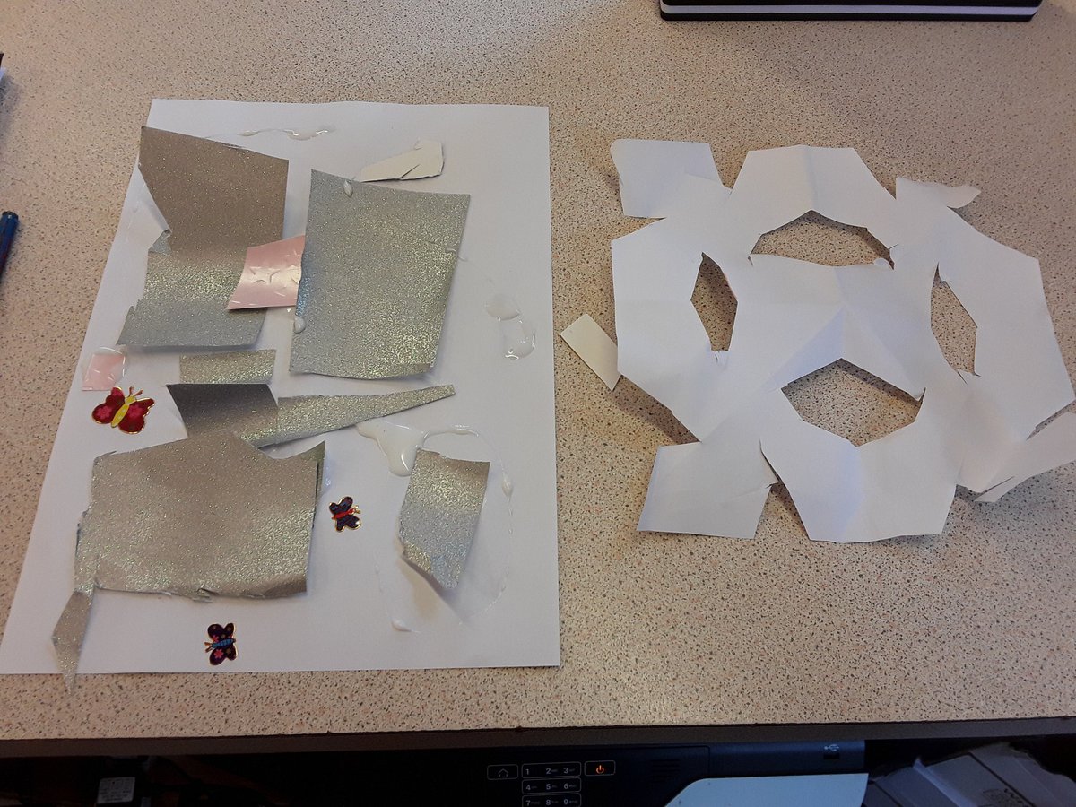 Some lovely creations from our New Year crafts event today. Thank you to all who came along! #ExploreTogether #HereforYou