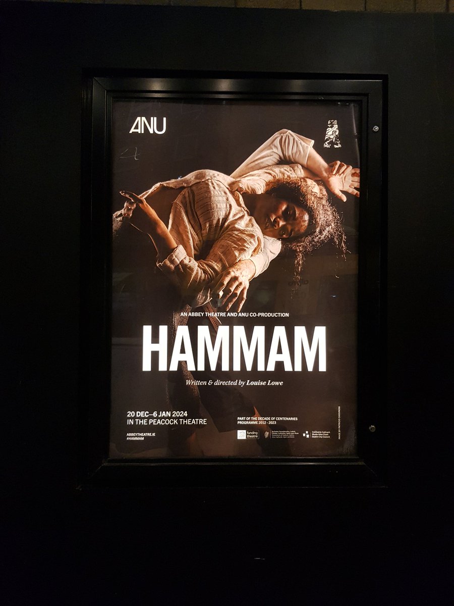 I experienced @anuproductions Hammam last night. Staggeringly emotive, I was struck by the passion & courage of those who lived, loved & fought in this great city of ours. Very special theatre that I'll carry in my heart & mind, forever changed. Stunning cast 👌 Congrats to all!