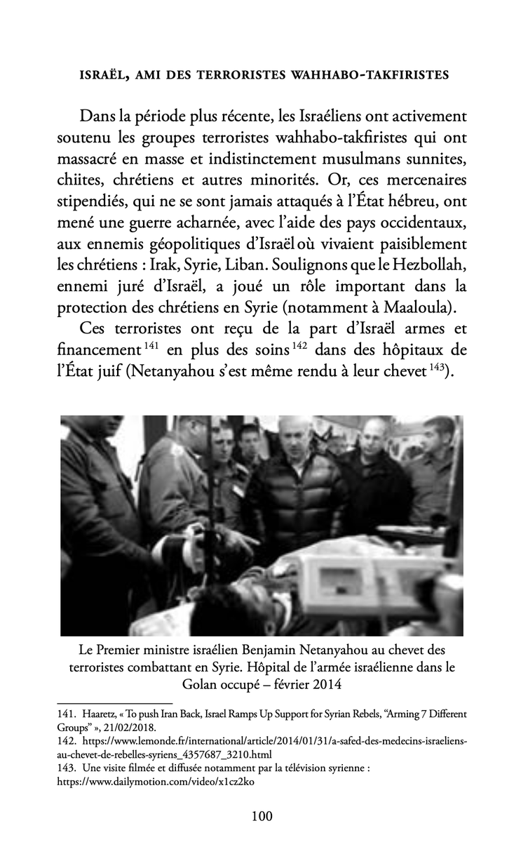 Youssef_Hindi's tweet photo. J'attends toujours la réponse à cette question : "Pourquoi #Daech n'a-t-il jamais attaqué #Israel ?"  

Autre question : "Pourquoi Daech utilisait des armes américaines ?"  

Autre question : "Pourquoi Israël a soigné dans ses hôpitaux les combattants qui ont détruit la Syrie, qui ont combattu l'État syrien ?"  

Je peux continuer comme ça un bon moment, mais j'ai du travail !
