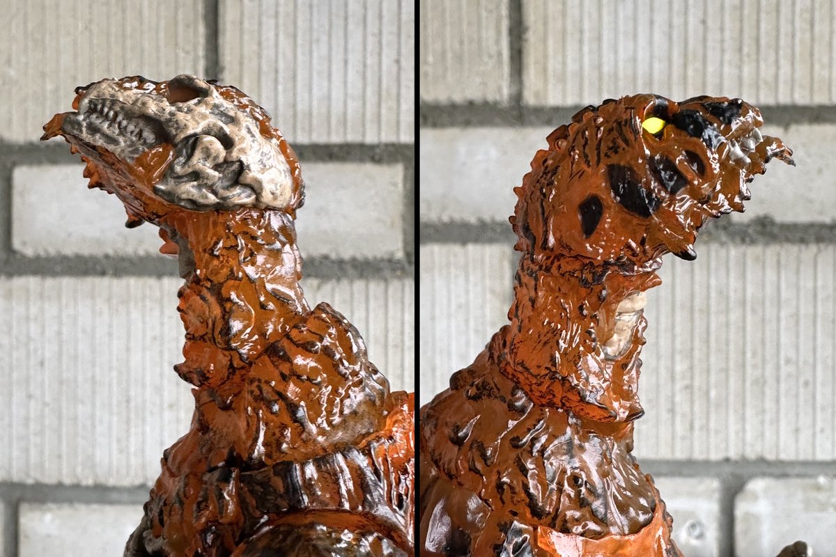SUPER7 1200* ゴジラ??⚠️ ゴジラVSデストロイア」で放射能でメルト 