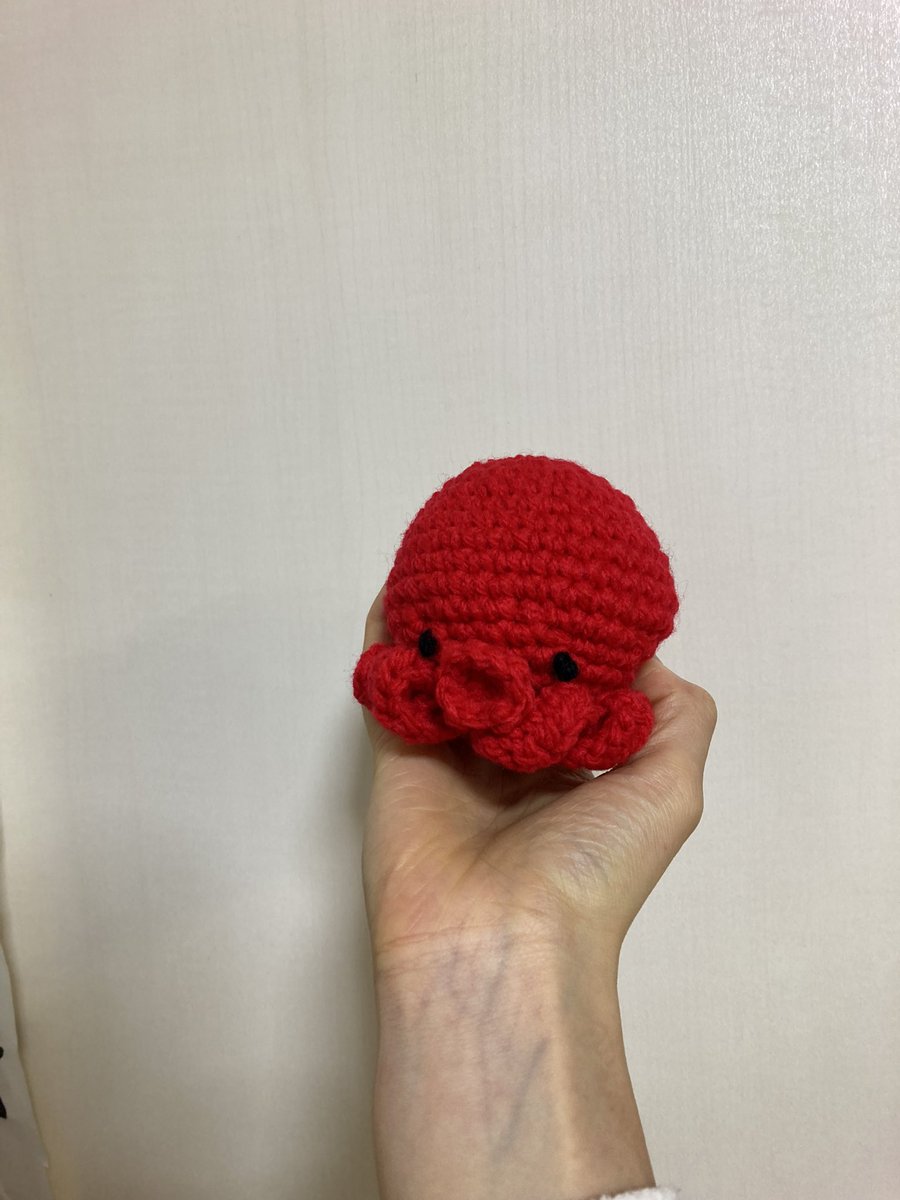 アイコンは、かぎ針のサイズを間違えてギッチギチに編んだタコ

 #編み物 
 #編み物_鎖 
 #編み物好きさんと繋がりたい 
 #ハンドメイド好きさんと繋がりたい