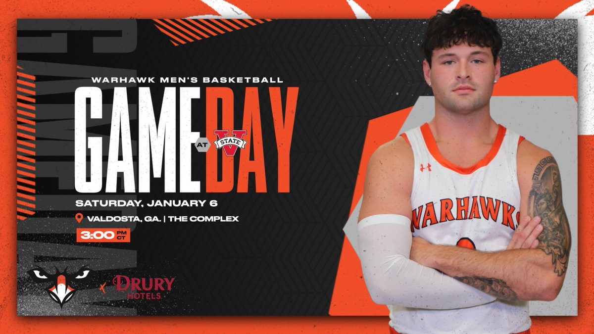AUMWarhawksMBB's tweet photo. GAMEDAY in the Peach State!

🆚: Valdosta State
📍: Valdosta, Ga.
🏟: The Complex
⌚️: 3 PM CT
📺 ($): https://t.co/hS4wVtthF5
📊: https://t.co/mWi5C1evBb

#WeAreAUM https://t.co/81fkuhMGYt