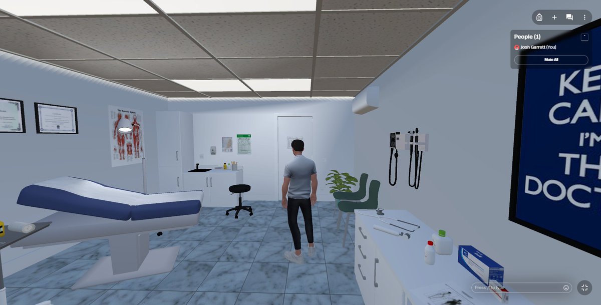 josh_garrett_kc's tweet image. Evaluating some medical training assets for #unity3d in @Spatial_io 

Some issues converting everything to URP but getting there, and now to fix lighting

The assets/scene is intended and optimized for VR training and are very lightweight at 44k verts

#VITL #ImmersiveEducation