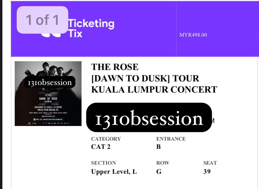 [HELP RT] 

WTS | WANT TO SELL

📍4x CAT 2 (side by side)
📍Normal price
📍RM 498 + RM 4 + RM 55 = RM557 each 

Rts : we want to upgrade ticket 😞 (panic)
not a scammer pls help me 😭😭😭

#DAWNTODUSKTour #THEROSE #DAWNTODUSKTourinKL #THEROSEinKL #THEROSEinMY