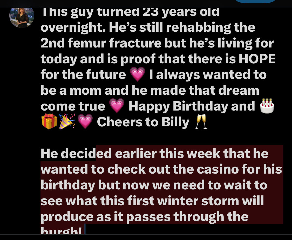 TerriEllsworth's tweet photo. #Duchenne #trailblazer #trialblazer #eteplirsen #pioneer $SRPT #exondys51 #BirthdayGuy Cheers to Billy https://t.co/kjjLaq5hhk