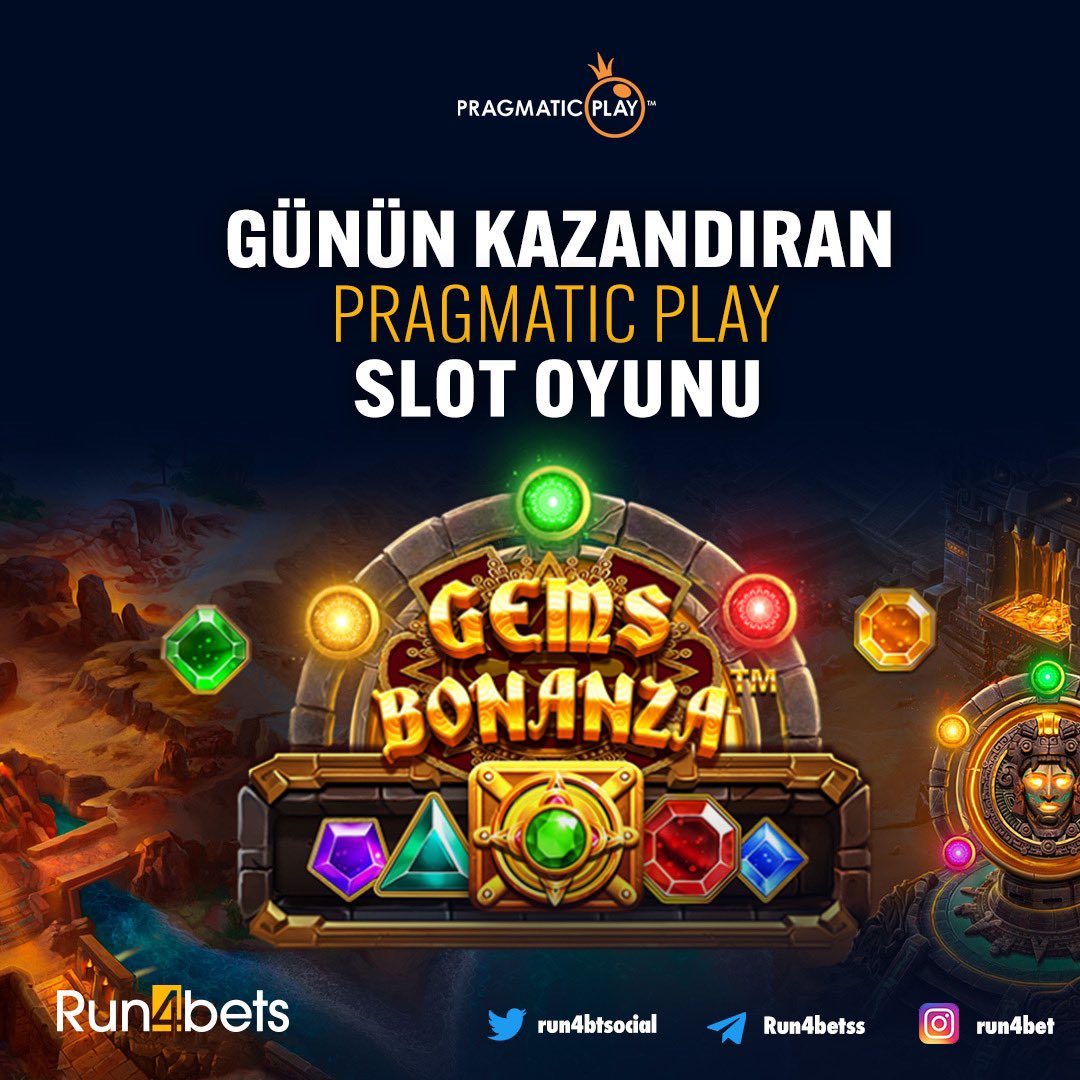 🔔 Günün kazandıran slot oyunu sizlerle !

🔖 Gems Bonanza ile kazanç dünyasının kapılarını aç !

🔖 Işık hızında çekim, 7/24 kesintisiz hizmet ve daha fazlası için takipte kalınız ! 

🏡  cutt.ly/Run4Bets