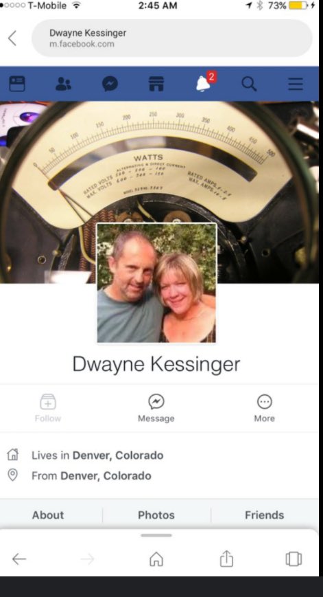 jayis4justice's tweet image. Happy Saturday! 
“The More You Know” from the #chriswatts case:  
Dwayne Kessinger #nicholkessinger Father, had WATTS in his profile picture when the murders happened August 13, 2018