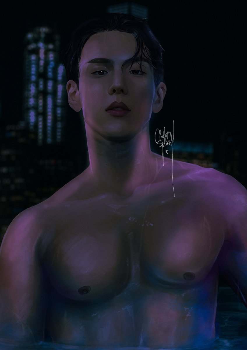 CholorSplash's tweet photo. Pool Party 🫠#shownu #art #monstx #fanart https://t.co/NA6lAQDZNI