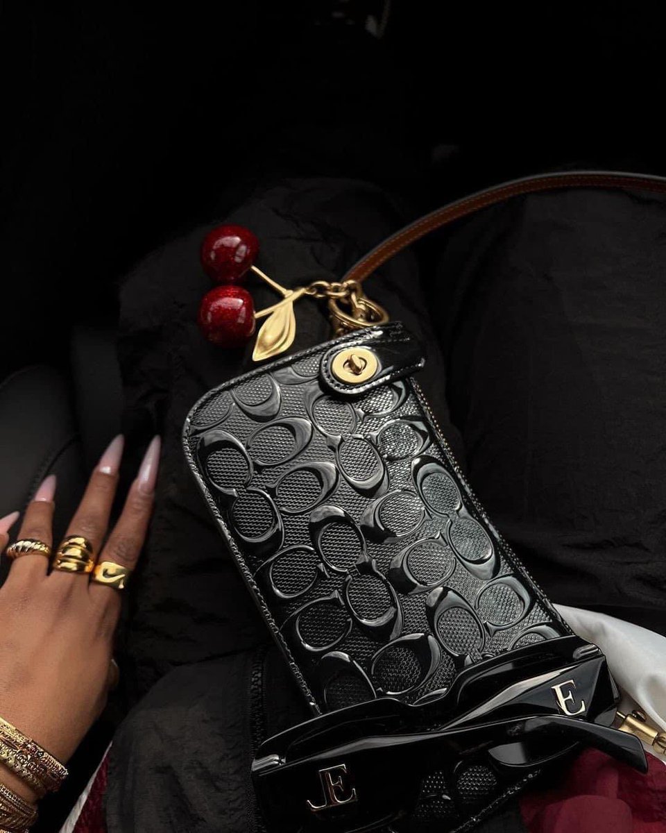 This Coach bag really eats 😍🍒