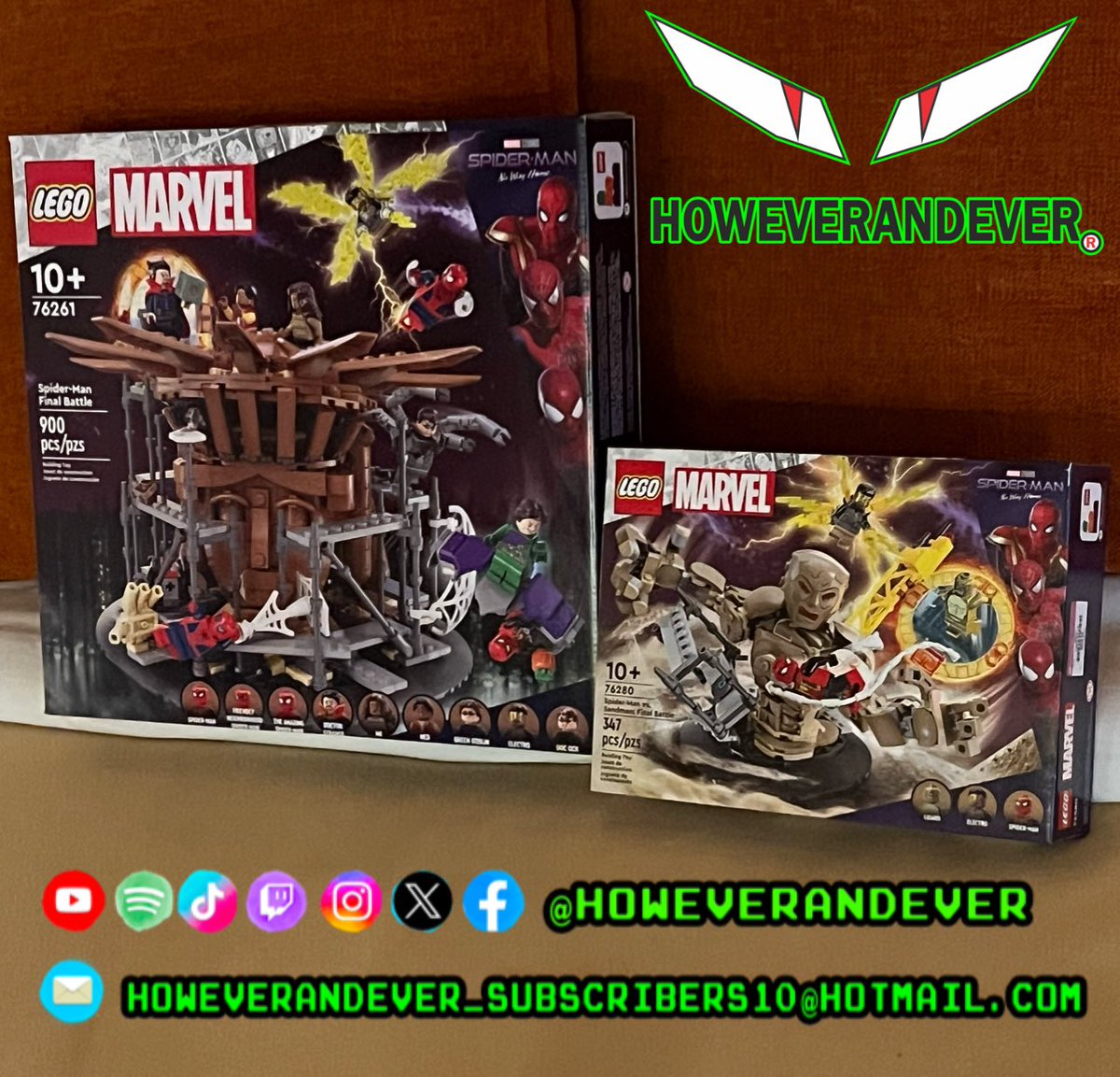 Howeverandever's tweet photo. LOS REYES MAGOS๐๐๐ LLEGARON! PUYA ESTAN BIEN CHIVOS ESTOS SETS DE LEGO DE ๐ท๏ธSPIDER-MAN๐ท๏ธ NO WAY HOME!
#felizdiadelosreyes #felizdiadelosreyesmagos๐๐๐ #howeverandever #reyesmagos #spiderman #lego #spidermannowayhome #spidermannowayhomelego #spidermanlego #lostresreyesmagos https://t.co/RCf5aWeCcR