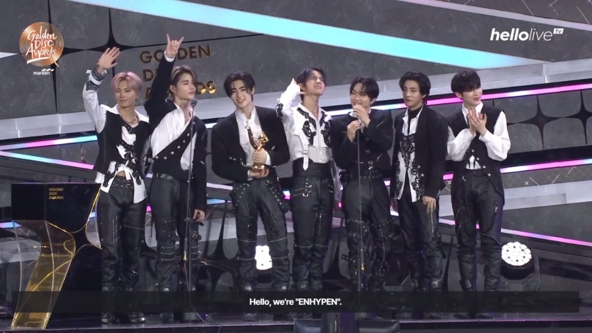 EN7ernally's tweet photo. Congratulations ENHYPEN for winning ‘Best Album (Bonsang)’ at the 38th Golden Disc Awards 🏆✨ You deserved it so much, my seven 👏🏻

#ENHYPENatGDA2024inJKT #ENHYPENBersinardiGDA https://t.co/ZKj3PiQIl4