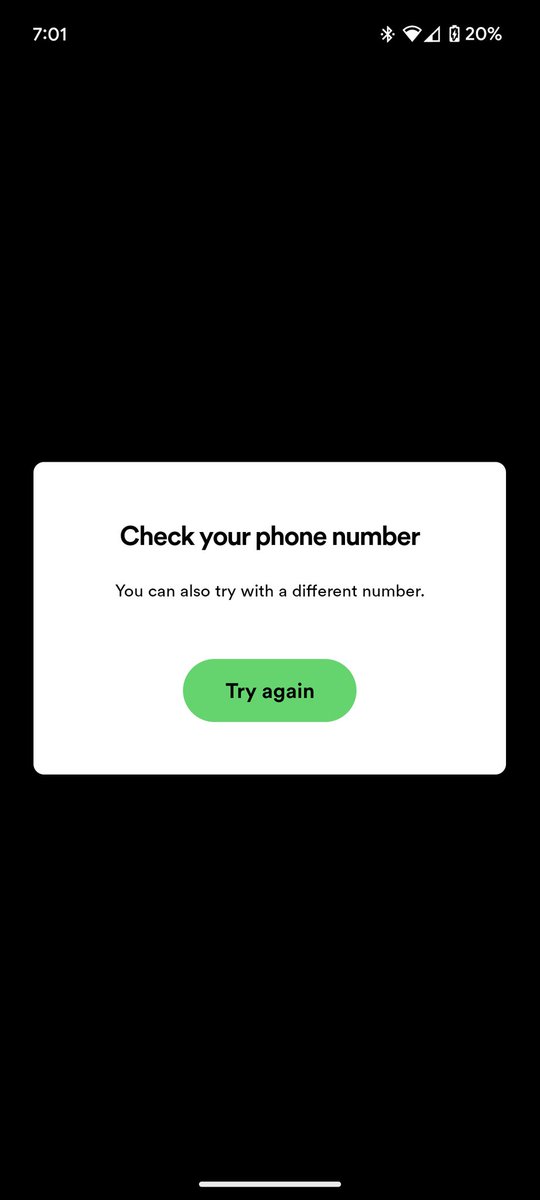 omerDTIL's tweet photo. I'm unable to log into my Spotify account

Does anyone know what to do? https://t.co/R0o11dRoK8