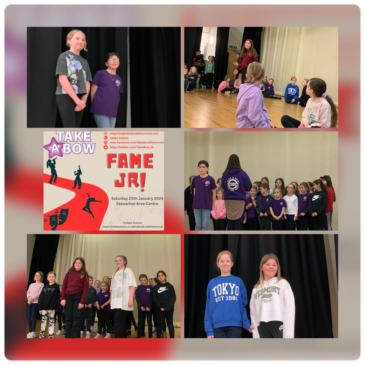 💜First rehearsal of 2024 for our Tuesday Musical Theatre class production of FAME Jr! 💜 It’s clear how hard they have worked over the festive holidays! 🌟 🎟️ Get your tickets online now ticketsource.co.uk/takeabowkilmar…