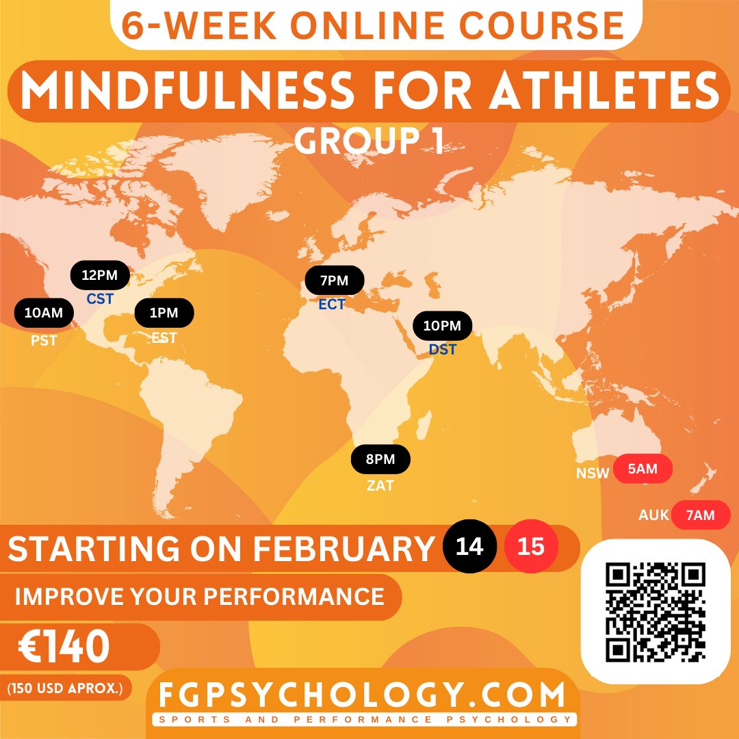 Coach_FG12's tweet photo. #Mindfulness for #Athletes, 2 Groups from all over the🌐!
Starts on February 14th. Sign up! https://t.co/2k0HoOqkDO

#performance #meditation #mindfulathlete #mindfulbreathing #sport #sports #focus #flow #mentaltraining #nba #nfl #mbl #laliga #tennis #golf #motogp #Olympics https://t.co/CzeAHJrCuR