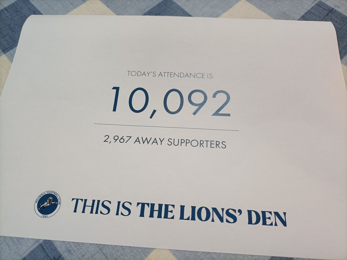 Coup d'envoi de ma nouvelle année dans le sud de Londres, Millwall contre Leicester en Coupe d'Angleterre. The Den rempli pour un tiers par les supporters des Foxes