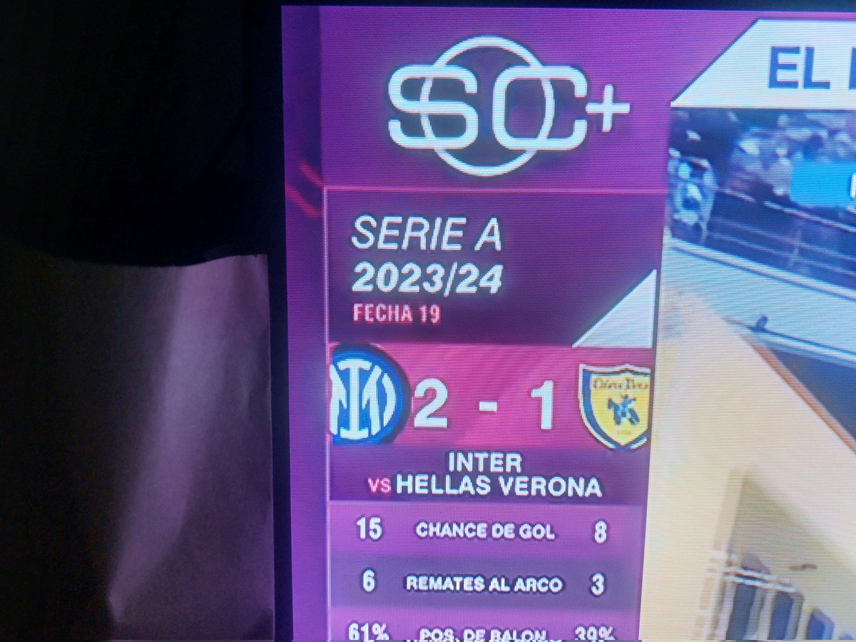 <a href="/SC_ESPN/">SportsCenter</a> No sabia q el quievo verona habia revivido y casi le empata al inter