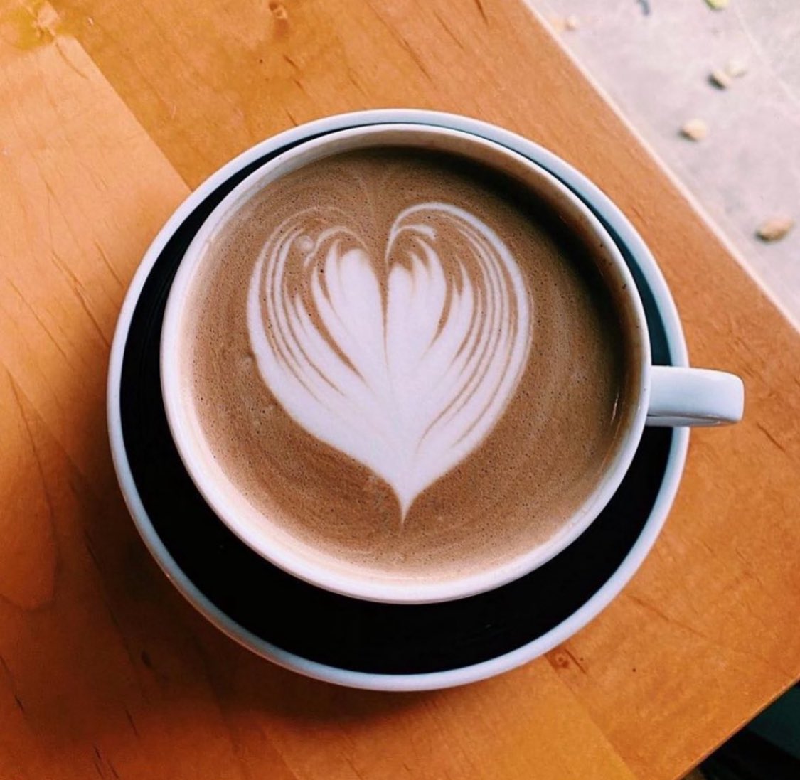 Weatherman said you should get yourself a latte to stay warm this weekend!