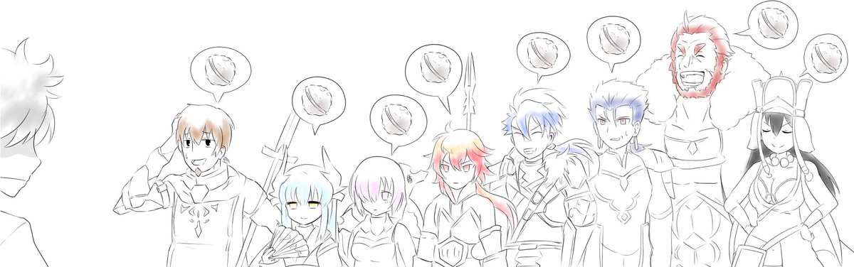 FGO「昔FGO結構描いてた 」|蟹のイラスト