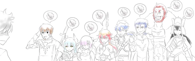 昔FGO結構描いてた 