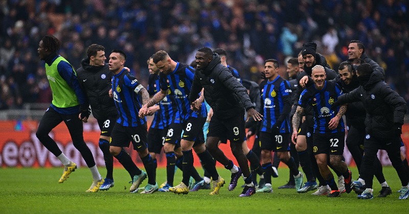 Inter's tweet photo. Successo nel lunch match ⚽

#ForzaInter #InterVerona