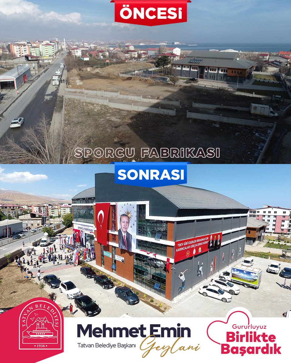 EminGeylani's tweet photo. Çok Çalıştık, Başardık..

Tatvan'ımızın dört bir tarafına birçok hizmet, yatırım götürdük.

📍 Ülkemizin Örnek Tesislerinden Sporcu Fabrikası https://t.co/44YdpU0qgn