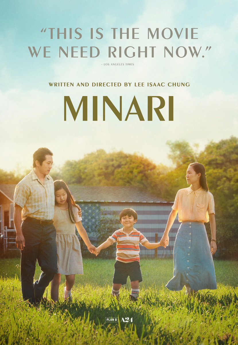 povcorn_'s tweet photo. I can't believe it took me almost 4 years before I finally decided to watch Minari.

Minari, explained by the grandma is a plant like weed and can grow and thrive anywhere on its own, it's the resilience and hope that gives it it's significance in this movie.

Povcorn recommends! https://t.co/LmvwQlZNUB