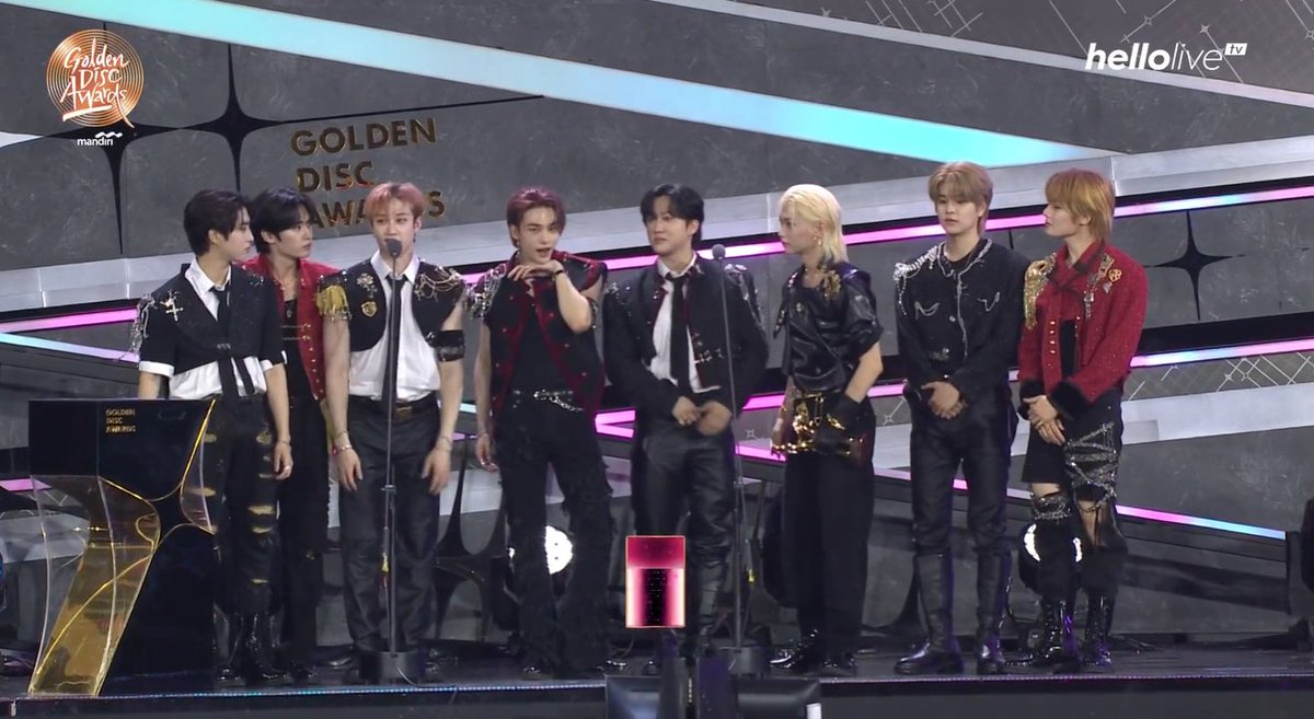 Congratulations Stray Kids for winning Best Album (Bonsang) at the 38th Golden Disc Awards!

STRAY KIDS IN GDA JAKARTA
#SKZ_BestAlbum_38thGDA
#READYtoROCKinJAKARTA 
<a href="/Stray_Kids/">Stray Kids</a>