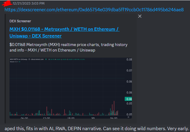Harbinger_Dao's tweet photo. One of many gem calls in Harbinger currently sitting at ~15x

Always early. https://t.co/5GJ4blHhZT