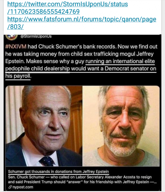 Gitmo99's tweet photo. Chuck Schumer's bank records show he was according money from Epstein. 
Upchuck your days are numbered.
#HIAW https://t.co/iM3JCB0Duq