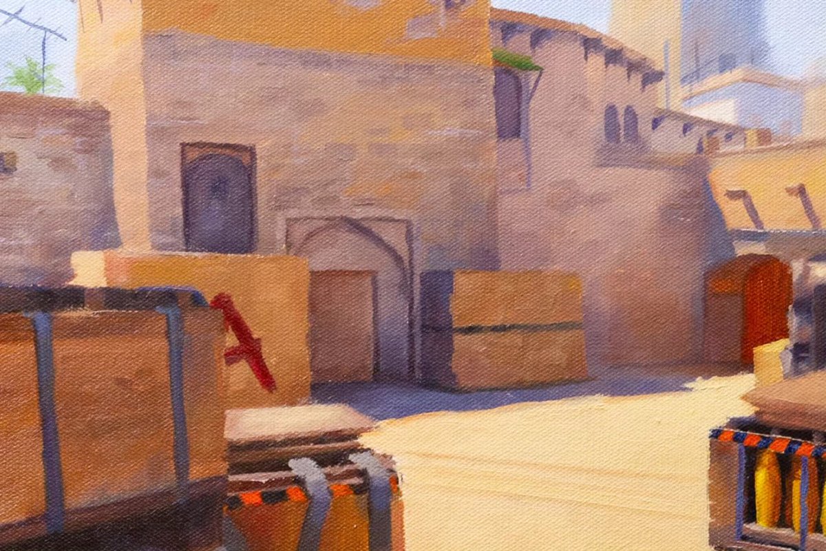 Mirage - A Site, Oil on Canvas (14 x 21 inch)
#AuctionLive, place your bids!

#mirage #csgo #cs2 #counterstrike #painting #auction