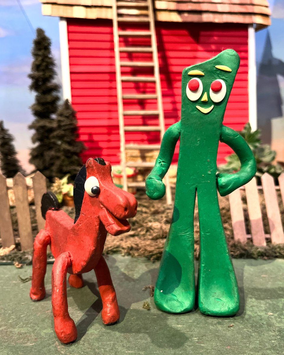 Did you know Gumby, the legendary green clay figure, made his debut in the 1950s? Explore the captivating history of Gumby and other iconic characters at our traveling exhibition, The Animation Academy, at MOSH until February 12. Plan your visit here: themosh.org/visit/visitor-…