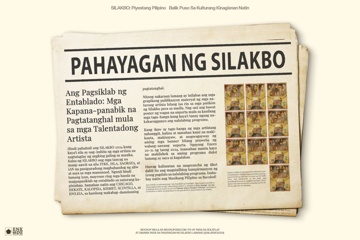 SILAKBO 2024: Piyestang Pinoy tweet media