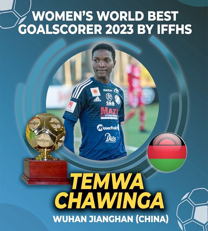 gsport4girls's tweet image. #AthleteFOCUS: Africa Shines at the IFFHS Awards as Malawi’s @TemwaChawinga and Zambia’s @BarbraBanda11 lead the way, netting the most goals in their respective categories in the season-ending December 2023 Awards #gsportNewsroom #gsportAfrica

Read: gsport.co.za/temwa-chawinga…